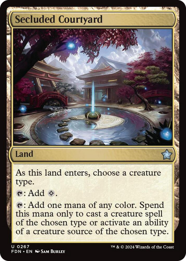 0267 Secluded Courtyard U Foundations