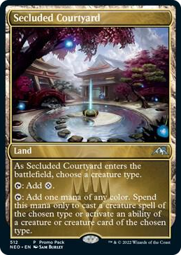 0512 Secluded Courtyard P Promo Pack: Kamigawa: Neon Dynasty