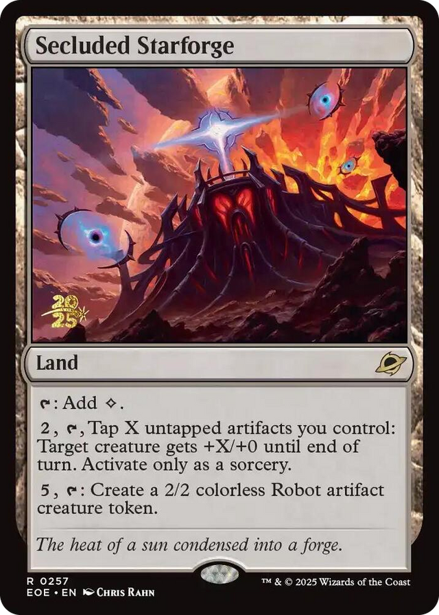 0257 Secluded Starforge R Prerelease Cards