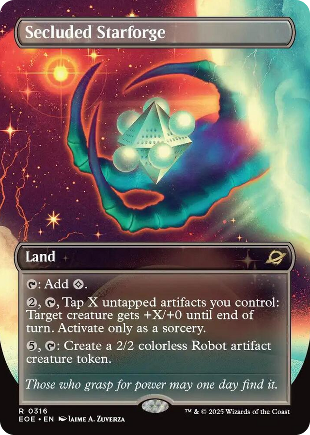 0316 Secluded Starforge (Borderless) R Edge of Eternities