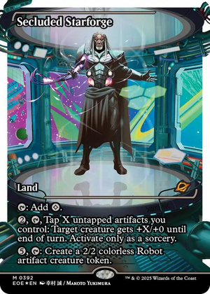 0392 Secluded Starforge (Showcase) (Fracture Foil) M Edge of Eternities