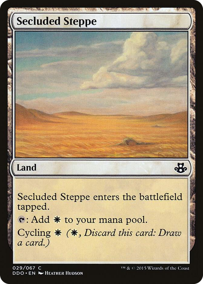 0029 Secluded Steppe C Duel Decks: Elspeth vs. Kiora