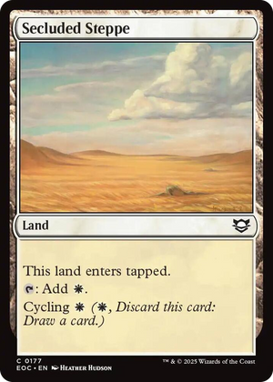 0177 Secluded Steppe C Commander: Edge of Eternities