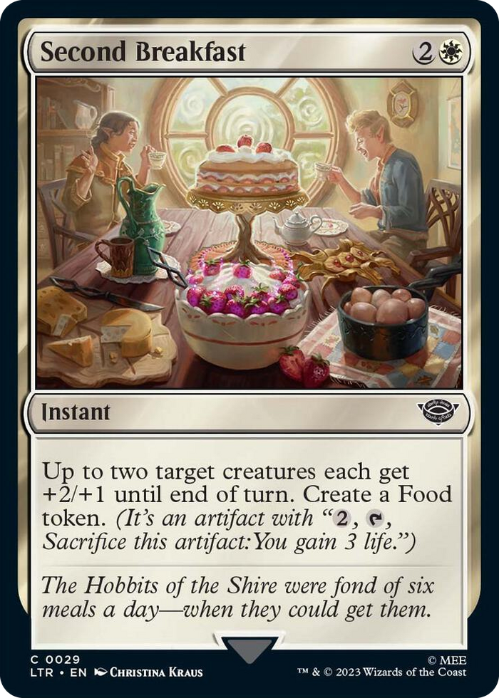 Second Breakfast #29 C - Universes Beyond: The Lord of the Rings: Tales of Middle-earth Pokemon card