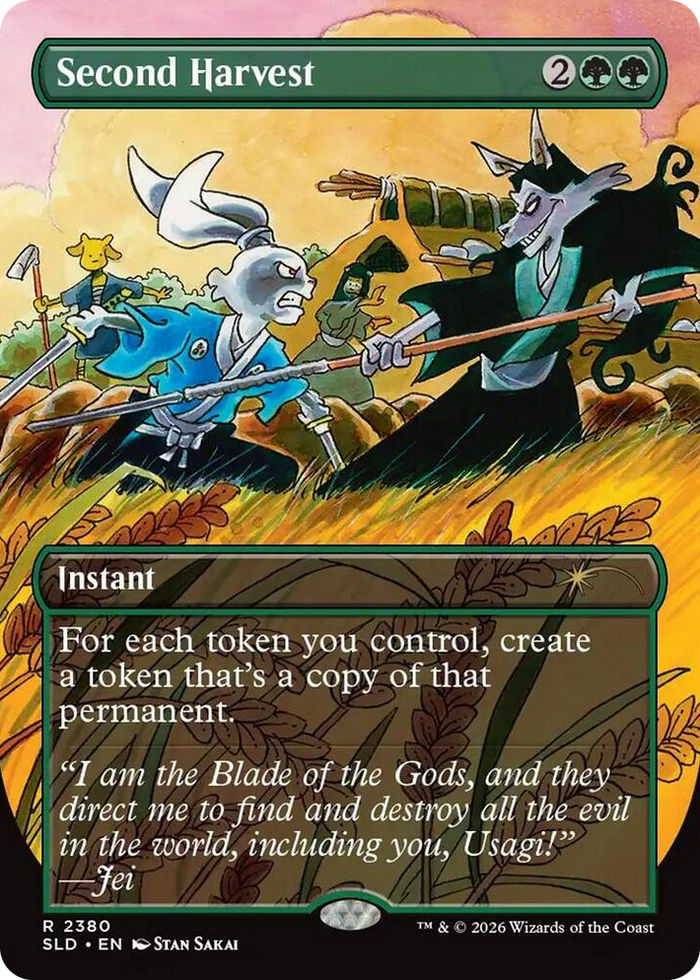 Second Harvest (2380) #2380 R - Secret Lair Drop Series Pokemon card