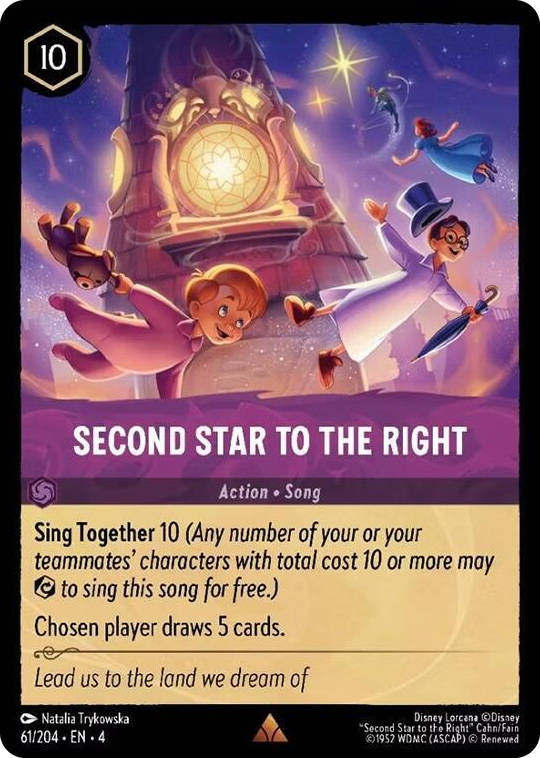 0061 Second Star to the Right Rare Ursula's Return