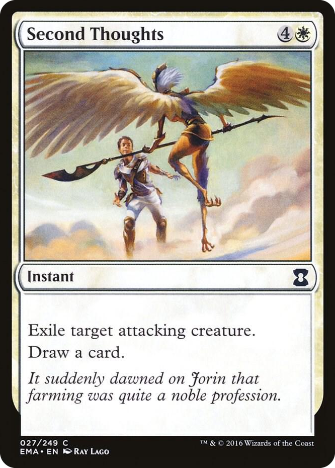Second Thoughts #27 C - Eternal Masters Pokemon card