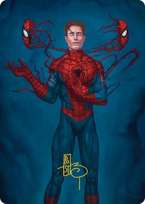 0006 Secret Identity Art Card (Gold-Stamped Signature) S Art Series: Marvel's Spider-Man