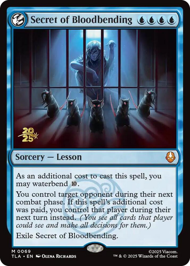 0069 Secret of Bloodbending M Prerelease Cards