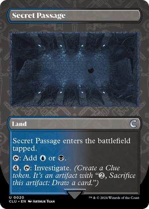 0020 Secret Passage (Borderless) U Ravnica: Clue Edition