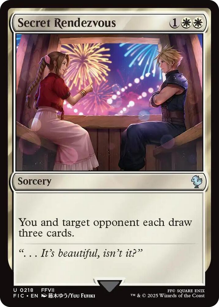 Secret Rendezvous (0218) #218 U - Commander: FINAL FANTASY Pokemon card