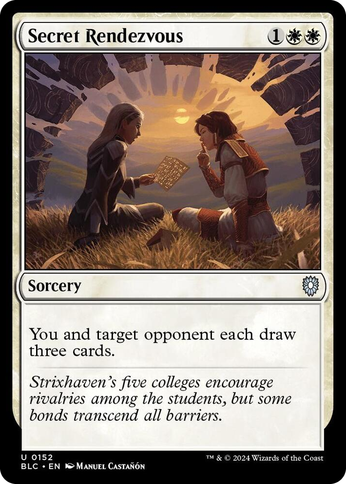 0152 Secret Rendezvous U Commander: Bloomburrow