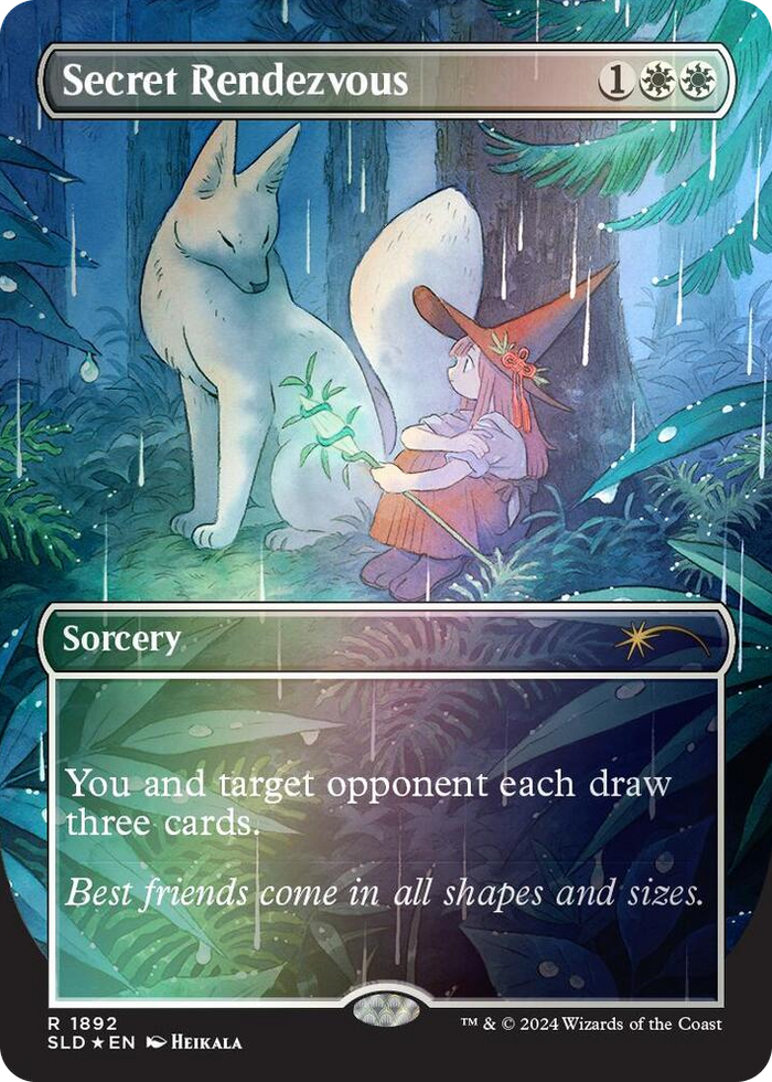 Secret Rendezvous (1892) (Rainbow Foil) #1892 R - Secret Lair Drop Series Pokemon card