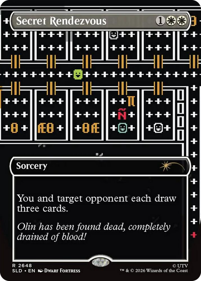 Secret Rendezvous (2648) #2648 R - Secret Lair Drop Series Pokemon card