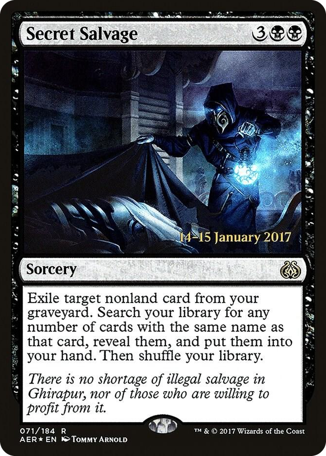 0071 Secret Salvage R Prerelease Cards
