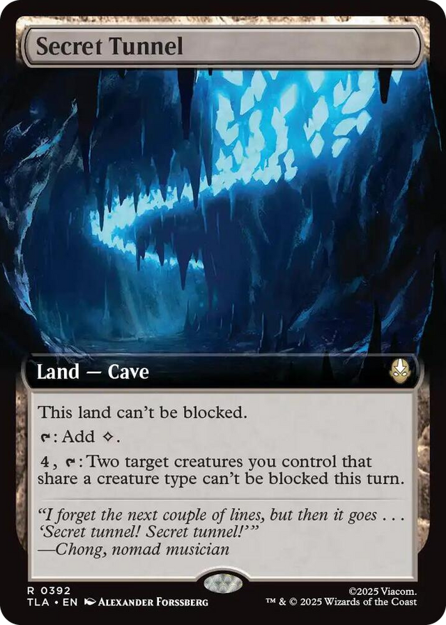 0392 Secret Tunnel (Extended Art) R The Last Airbender