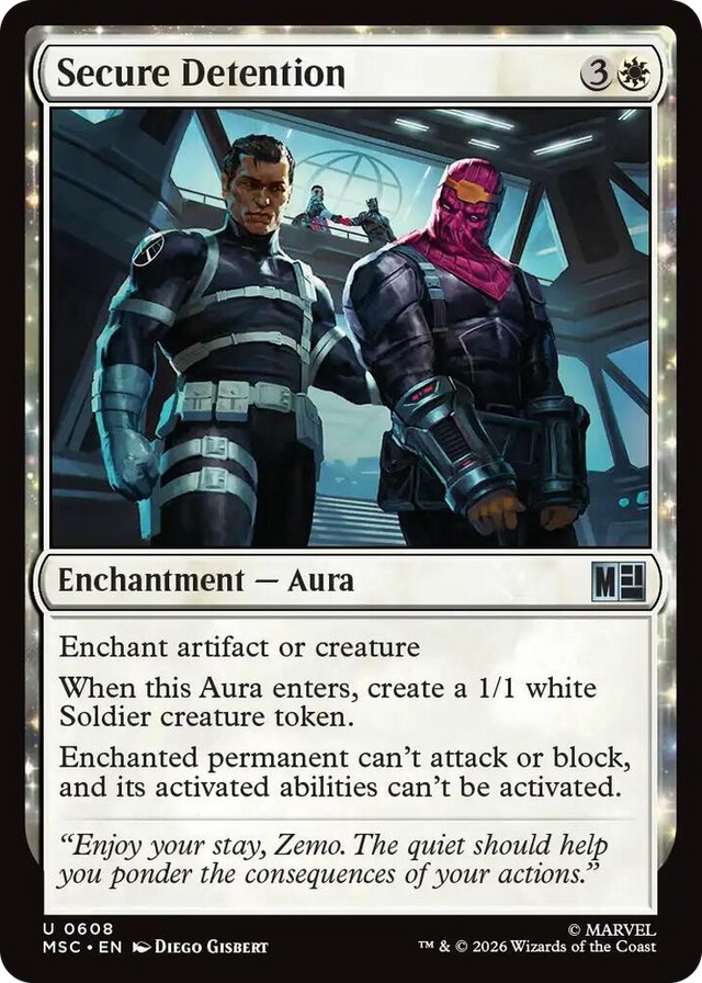 0608 Secure Detention U Commander: Marvel Super Heroes
