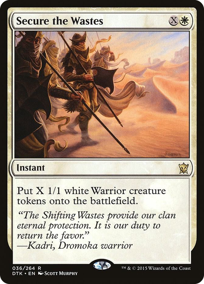 0036 Secure the Wastes R Dragons of Tarkir
