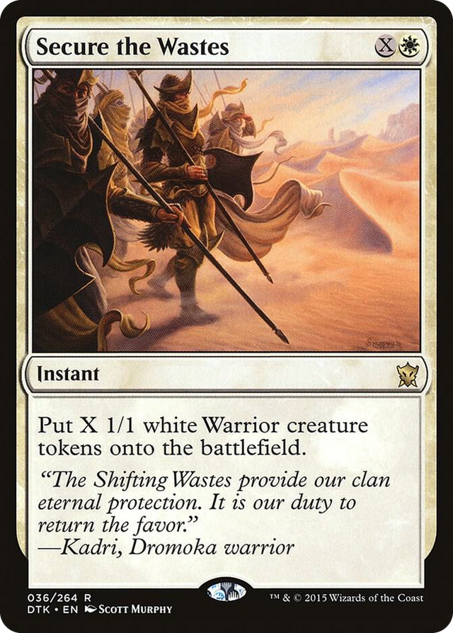 0036 Secure the Wastes R Dragons of Tarkir