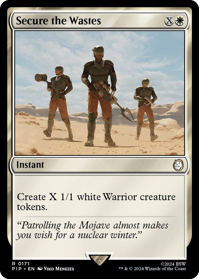 Secure the Wastes #171 R - Universes Beyond: Fallout Pokemon card