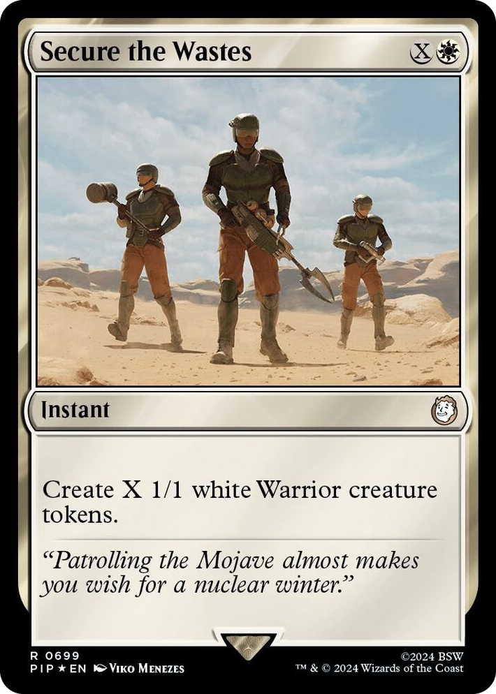 0699 Secure the Wastes (Surge Foil) R Universes Beyond: Fallout