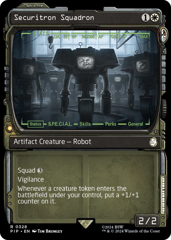 0328 Securitron Squadron (Showcase) R Universes Beyond: Fallout