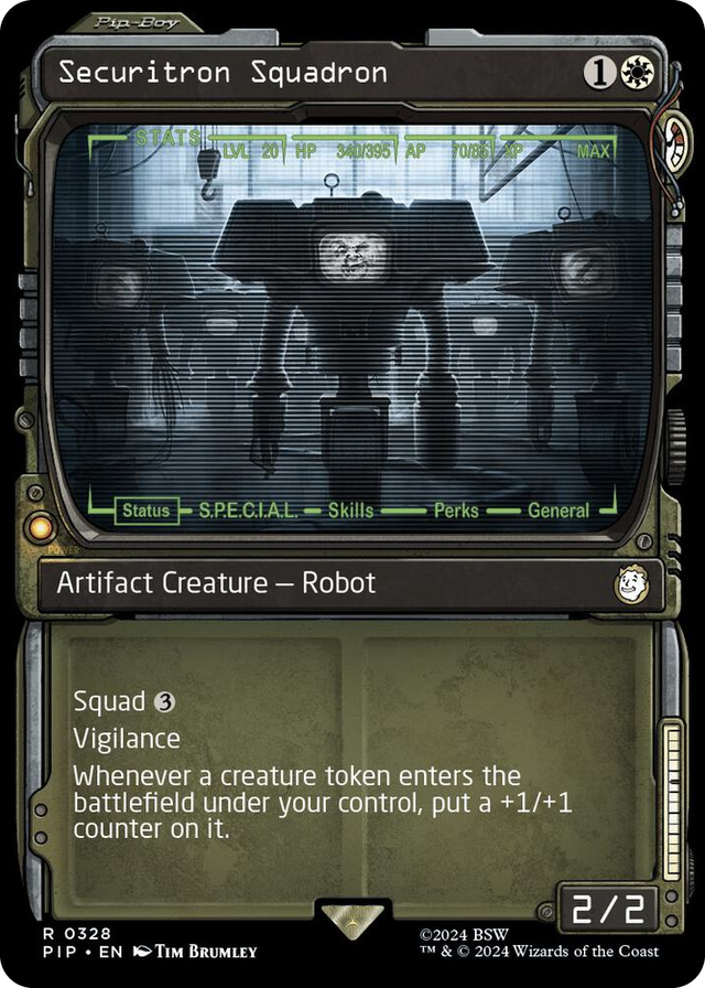 0328 Securitron Squadron (Showcase) R Universes Beyond: Fallout
