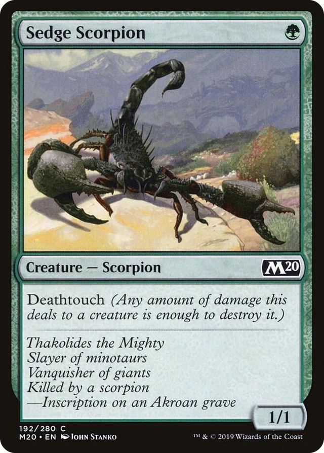 0192 Sedge Scorpion C Core Set 2020