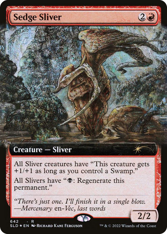 0642 Sedge Sliver (Extended Art) R Secret Lair Drop Series