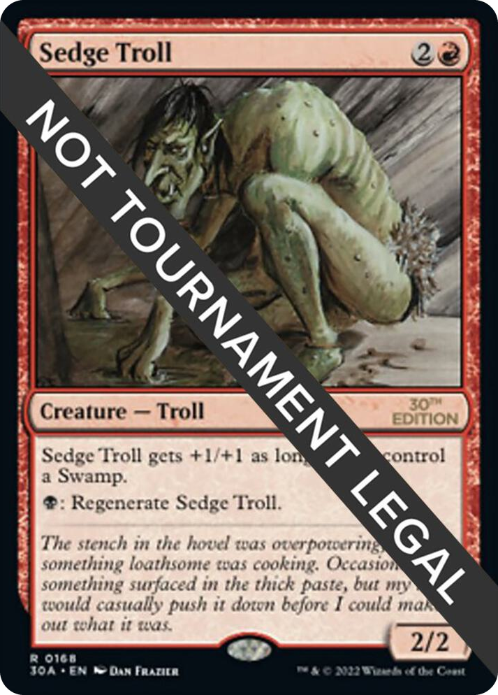 0168 Sedge Troll R 30th Anniversary Edition