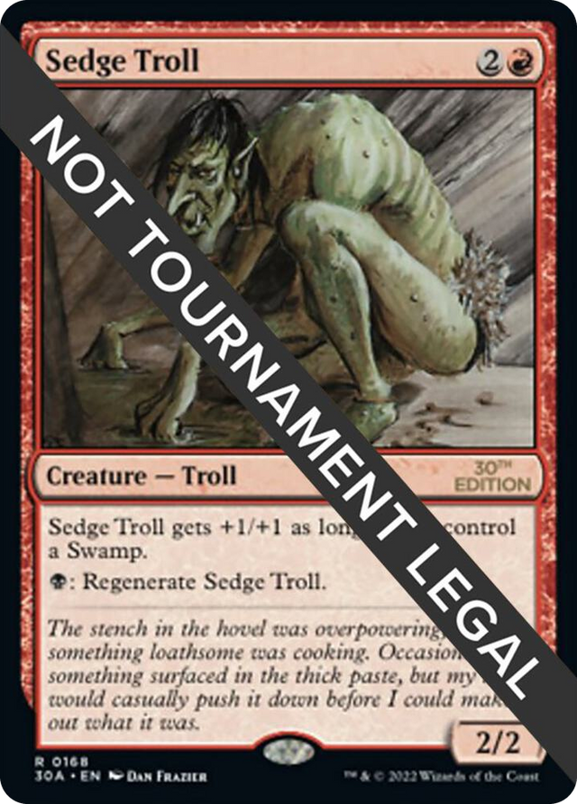 0168 Sedge Troll R 30th Anniversary Edition
