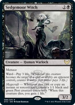 0086 Sedgemoor Witch R Strixhaven: School of Mages