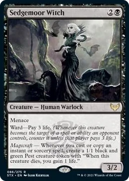 0086 Sedgemoor Witch R Strixhaven: School of Mages