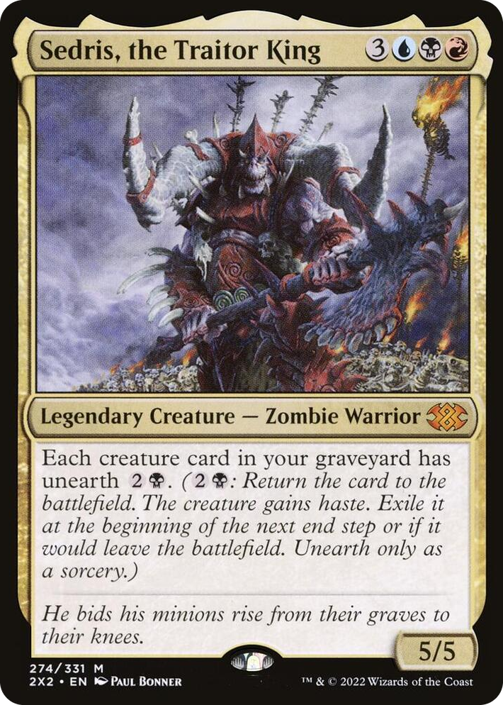 0274 Sedris, the Traitor King M Double Masters 2022