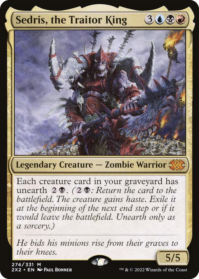 0274 Sedris, the Traitor King M Double Masters 2022