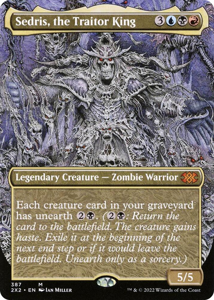 0387 Sedris, the Traitor King (Borderless) M Double Masters 2022