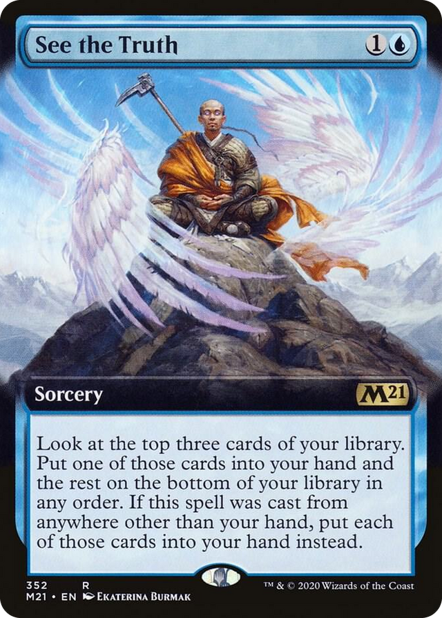 0352 See the Truth (Extended Art) R Core Set 2021