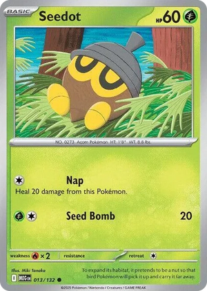 0013 Seedot Common Mega Evolution