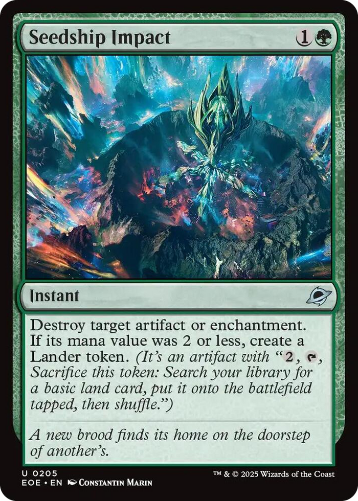 Seedship Impact #205 U - Edge of Eternities Pokemon card