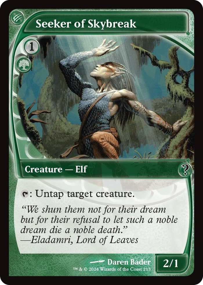 Seeker of Skybreak (Future Sight) #213 C - Mystery Booster 2 Pokemon card