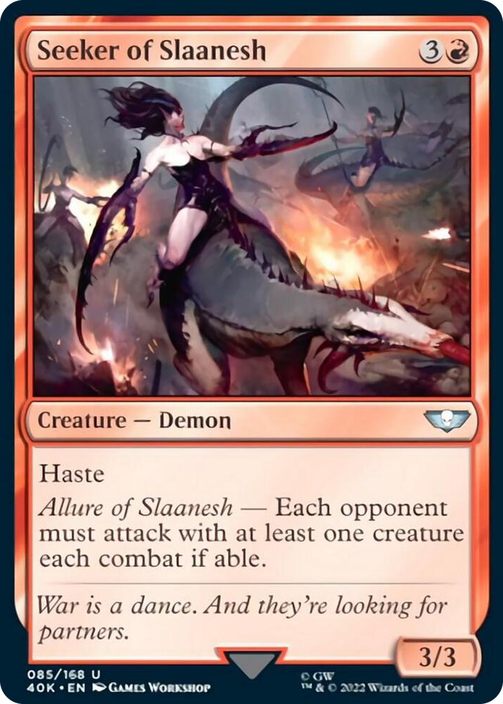 0085 Seeker of Slaanesh U Universes Beyond: Warhammer 40,000