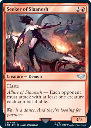 0085 Seeker of Slaanesh U Universes Beyond: Warhammer 40,000