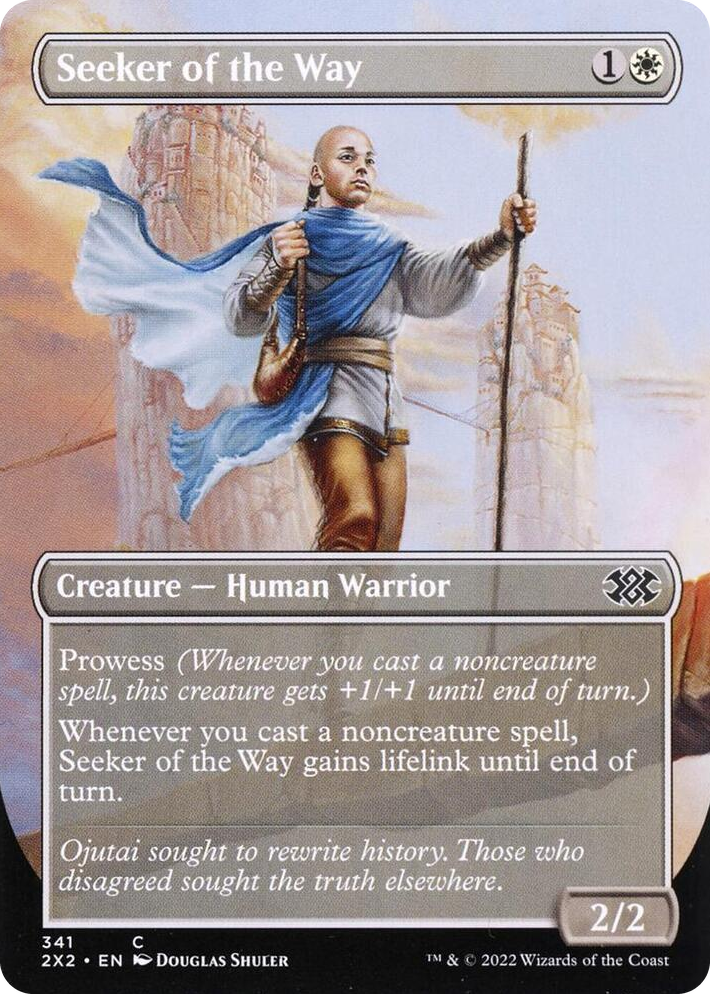 0341 Seeker of the Way (Borderless) C Double Masters 2022