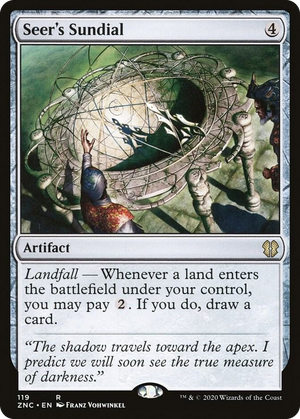 0119 Seer's Sundial R Commander: Zendikar Rising