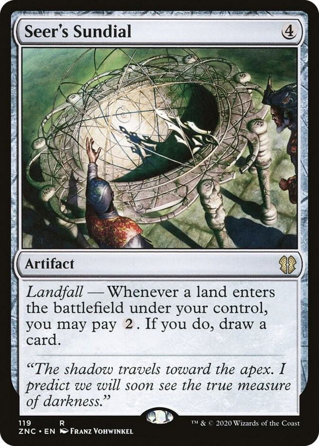 0119 Seer's Sundial R Commander: Zendikar Rising