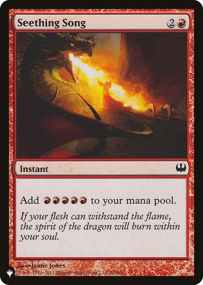 Seething Song (DDG) #70 C - The List Reprints Pokemon card