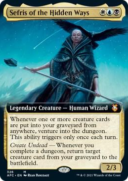 0326 Sefris of the Hidden Ways (Extended Art) M Commander: Adventures in the Forgotten Realms