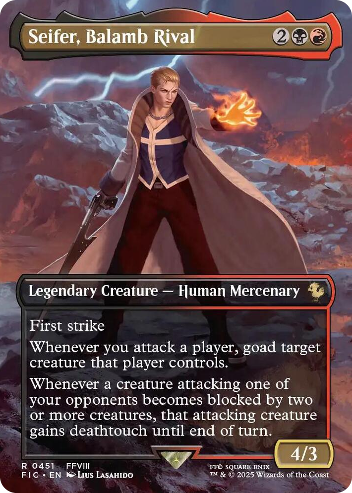 0451 Seifer, Balamb Rival (Borderless) R Commander: FINAL FANTASY