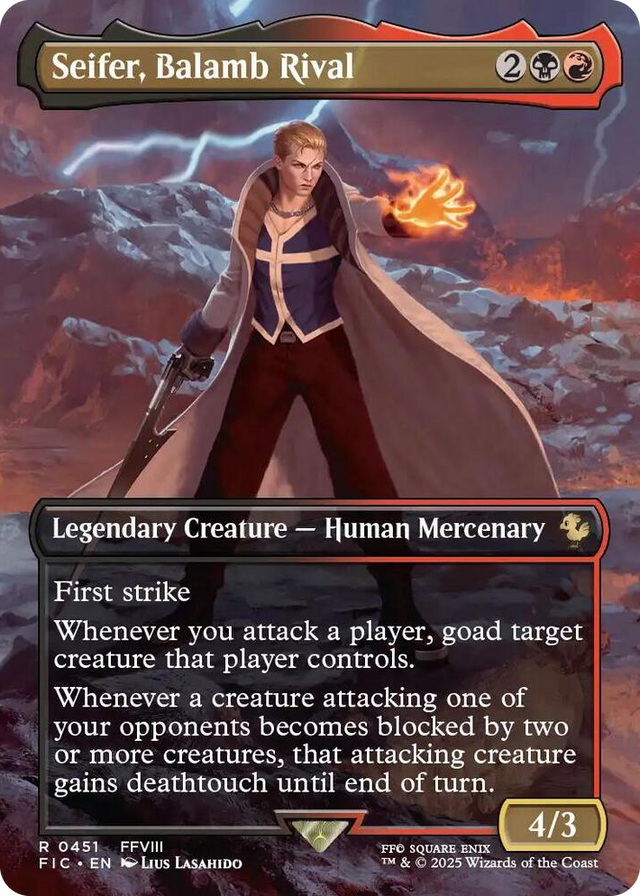 0451 Seifer, Balamb Rival (Borderless) R Commander: FINAL FANTASY