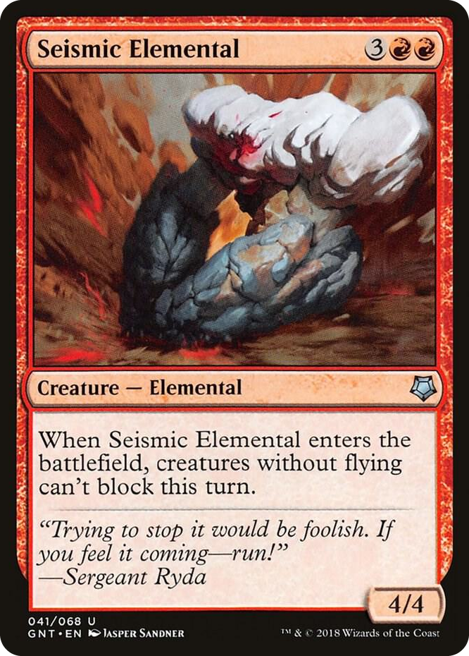 0041 Seismic Elemental U Magic Game Night
